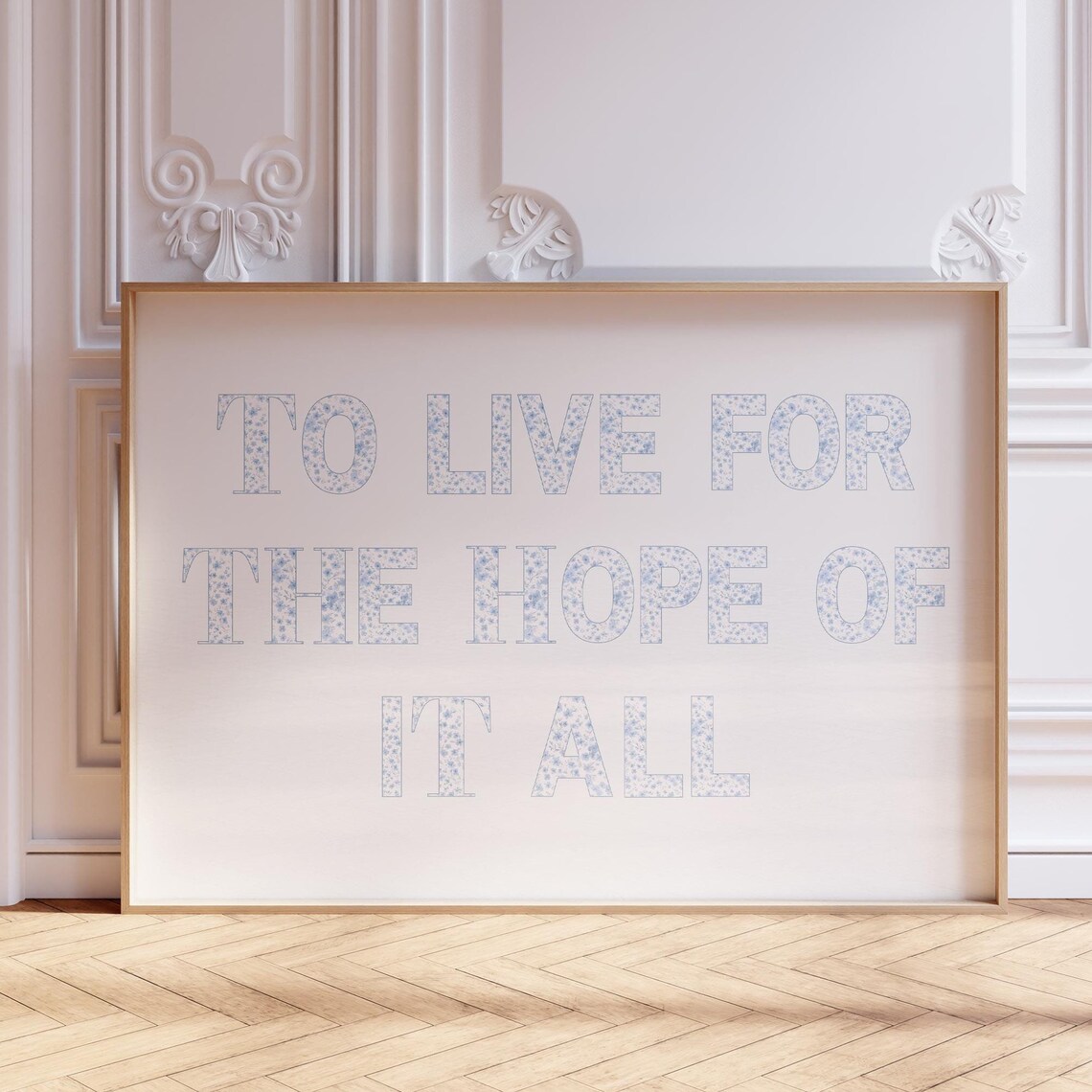 Taylor Swift August Coquette Floral Art Print