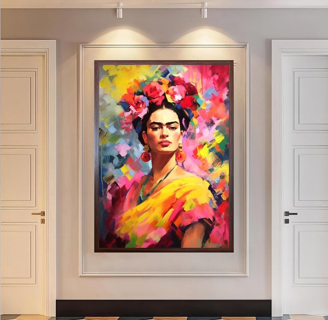 Frida Khalo Tea Cup Frida Khalo Frida Khalo Wall Art Frida Khalo Painting Frida Khalo Poster Frida Khalo Print Frida Decor - Image 4