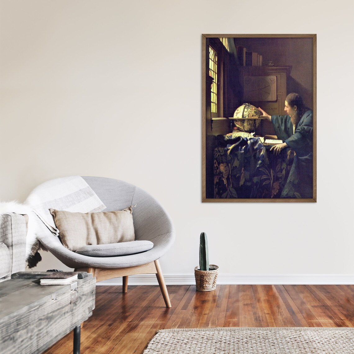 Johannes Vermeer The Astronomer, Classic Art Print - Image 3