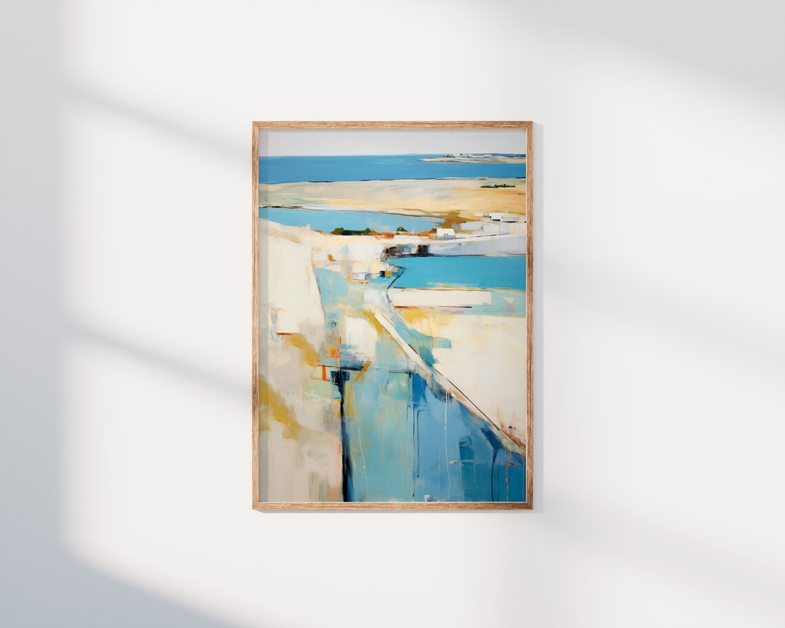 Minimalist Abstract Port Mediterranean Decor - Image 4
