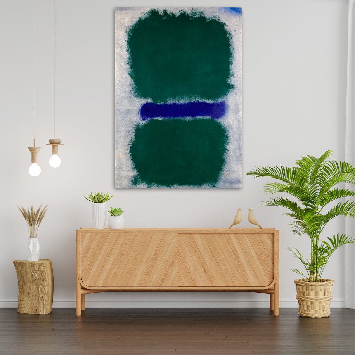 Vertical Rothko Style Contemporary Abstract Art - Image 3