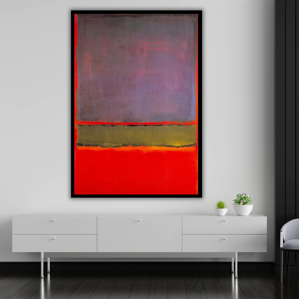 Mark Rothko Abstract Minimalist Decor, Art Print - Image 4