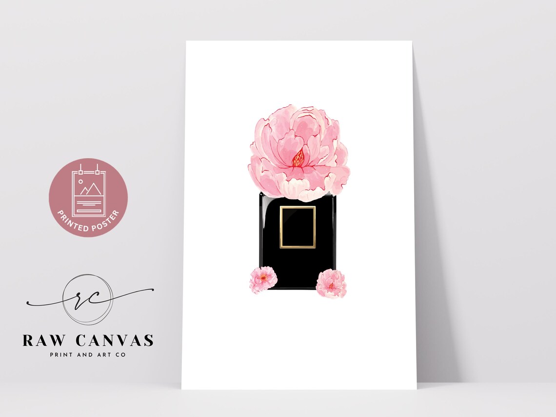 Floral Minimalist - Traditional Travel Poster