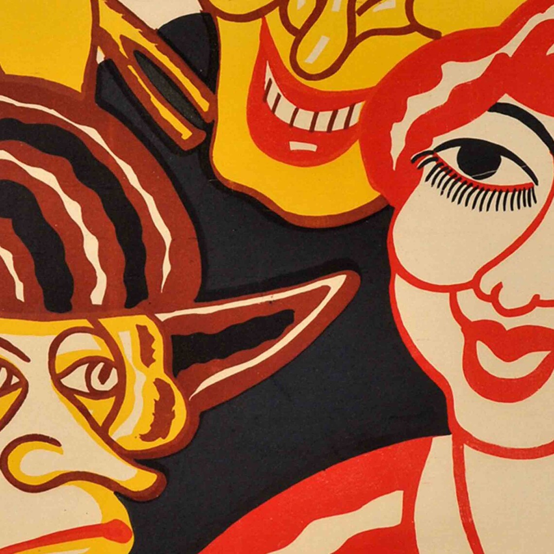 Salon des Humoristes Vintage French Caricature Exhibition Poster - Image 2