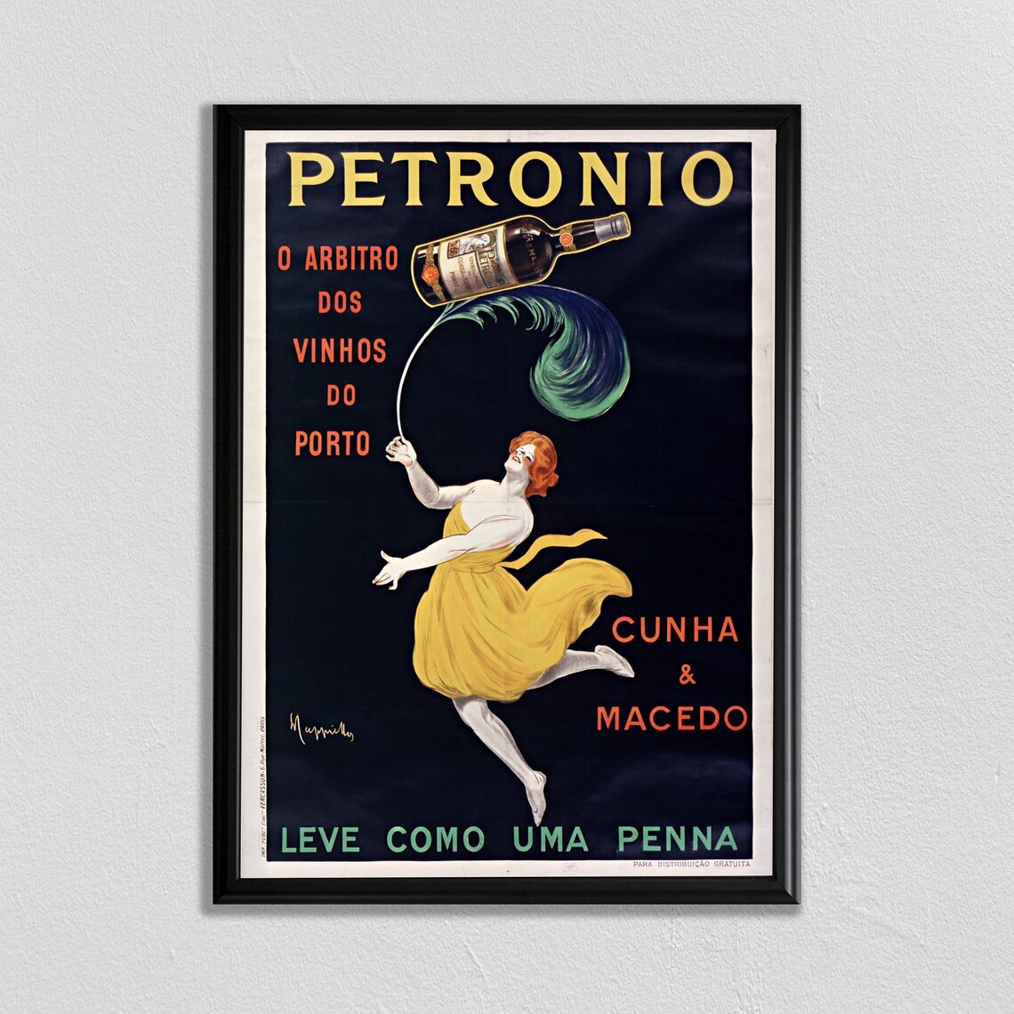 Leonetto Cappiello Vintage Paris Wine Poster Art Print