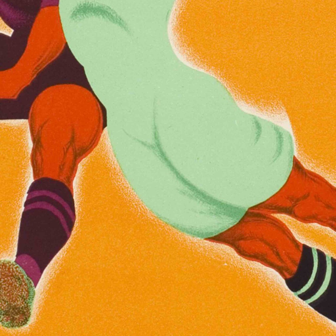 Vintage Soccer Poster, Football Sports Art Print - Image 2