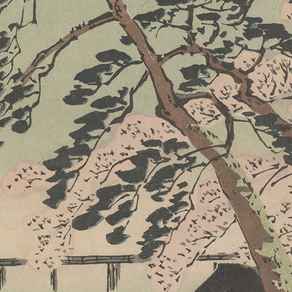 Japanese Vintage Woodblock Ukiyo-E Art Print - Image 2