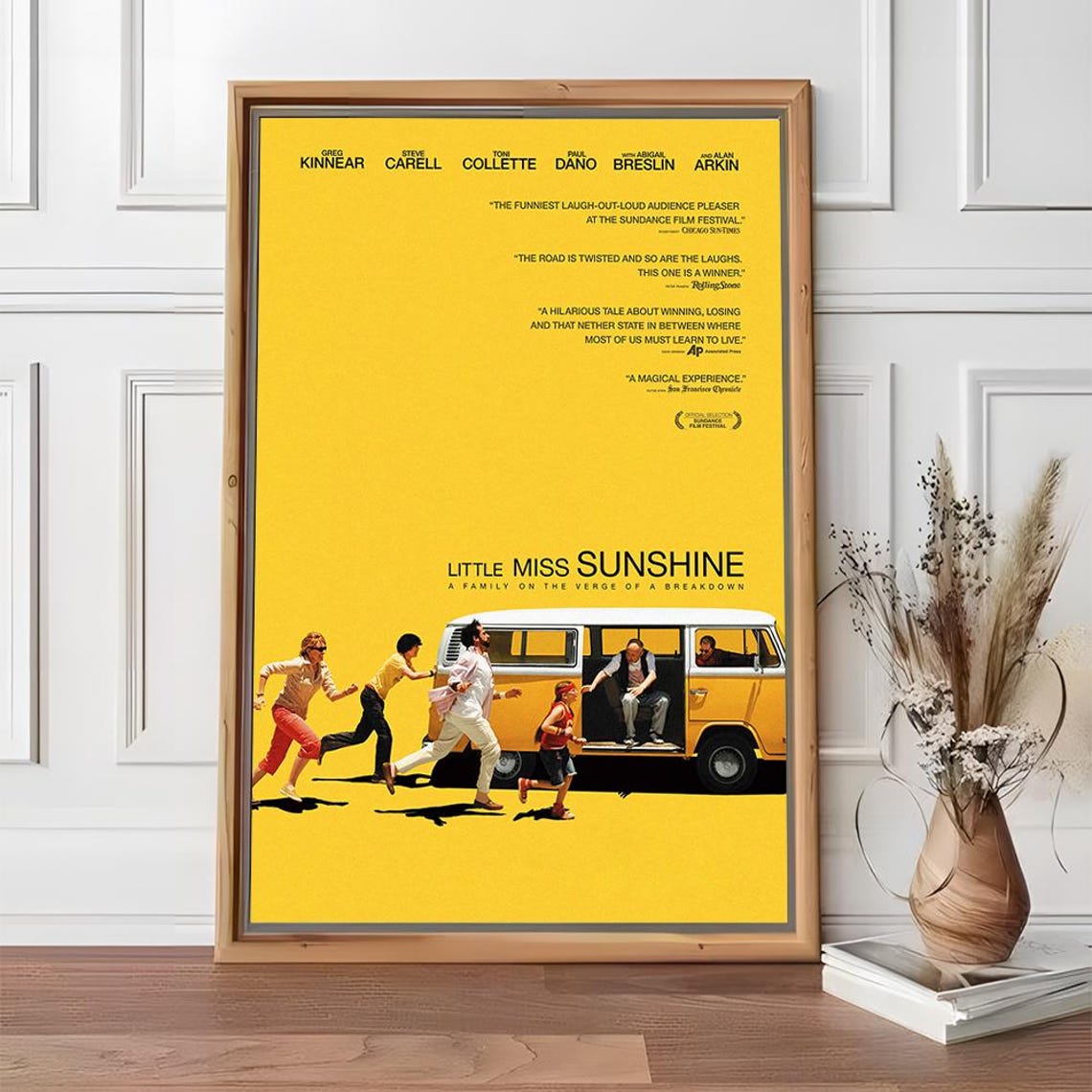Little Miss Sunshine Family Road Trip Yellow Van Comedy Film Poster - Image 2