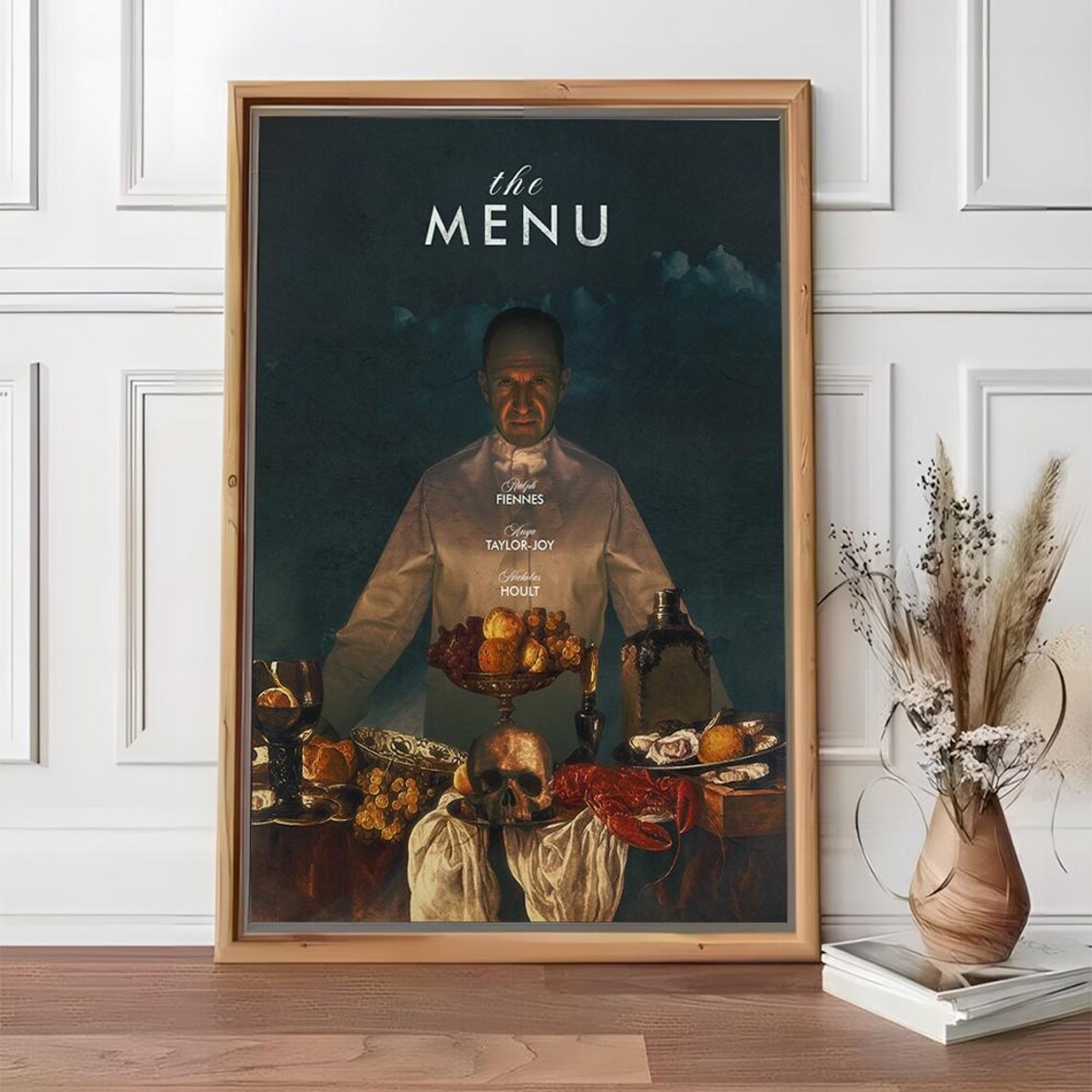 The Menu Movie Dark Chef Still Life Ralph Fiennes Drama Poster - Image 2