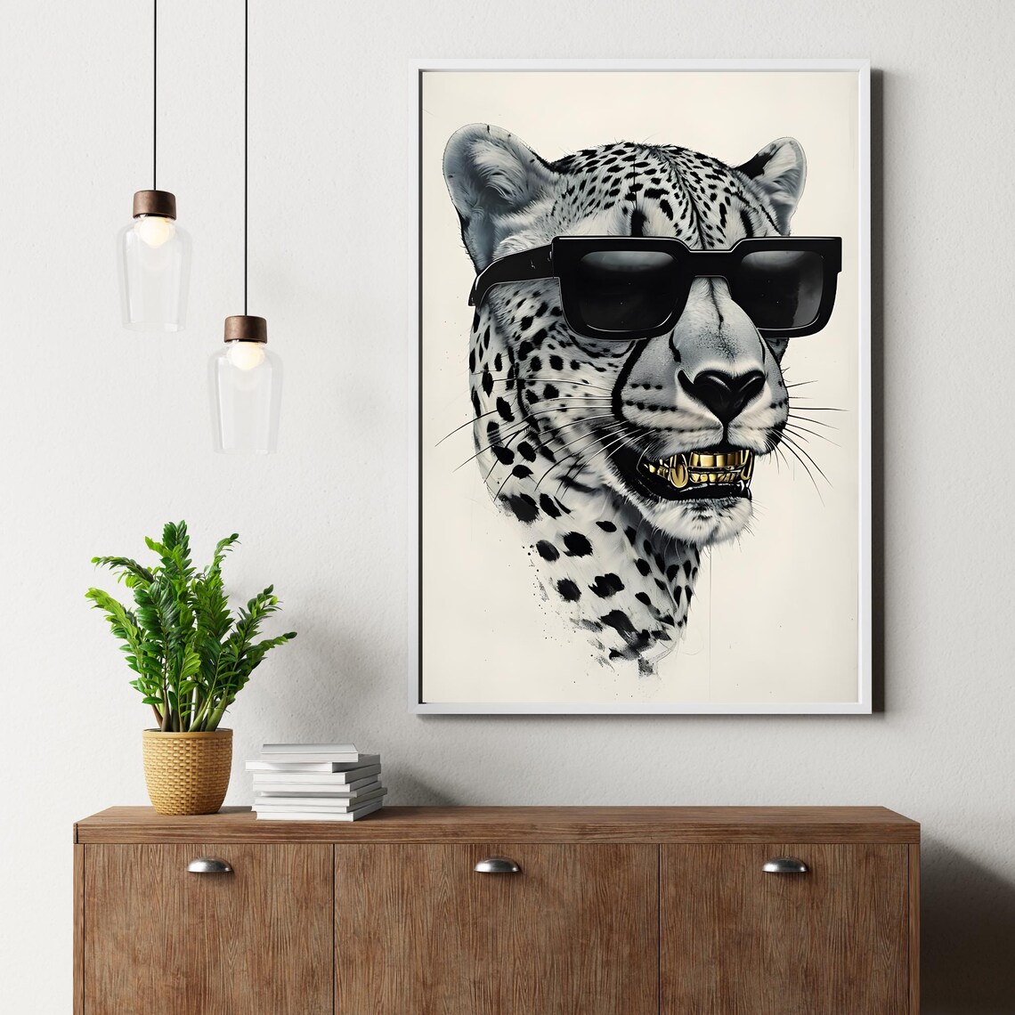 Unique Cheetah Wall Art Print Animal Lovers