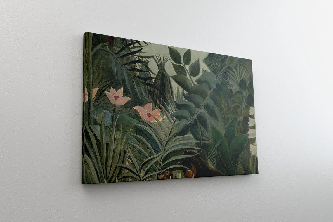 Henri Rousseau The Equatorial Jungle Lush Tropical Botanical Poster - Image 5