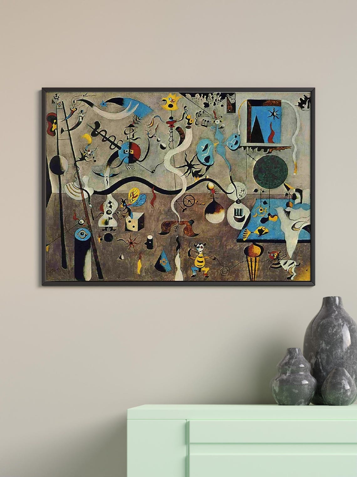 Joan Miro The Harlequin's Carnival Playful Surrealist Art Poster - Image 5