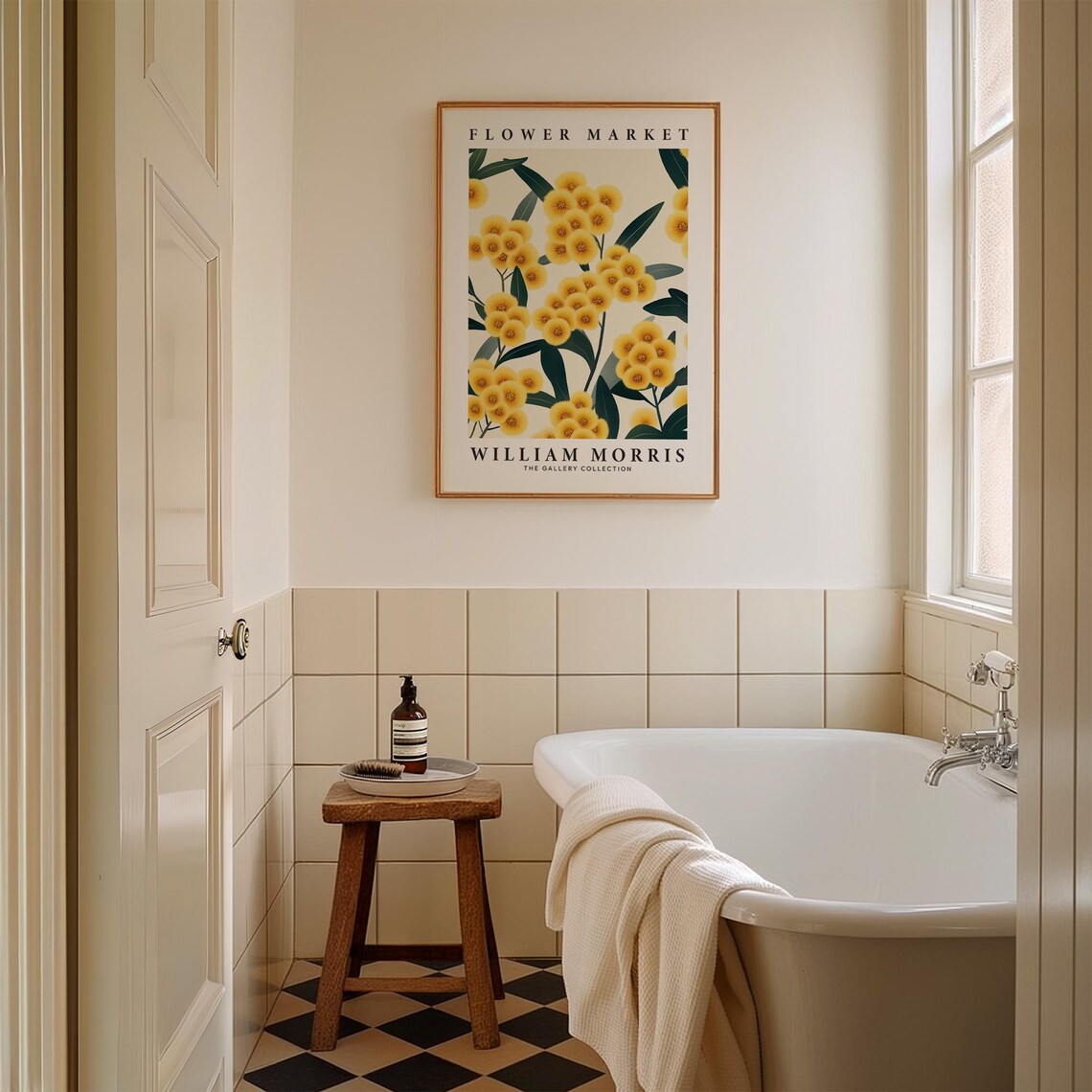 William Morris Flower Market Yellow Blooms Gallery Collection Poster - Image 3