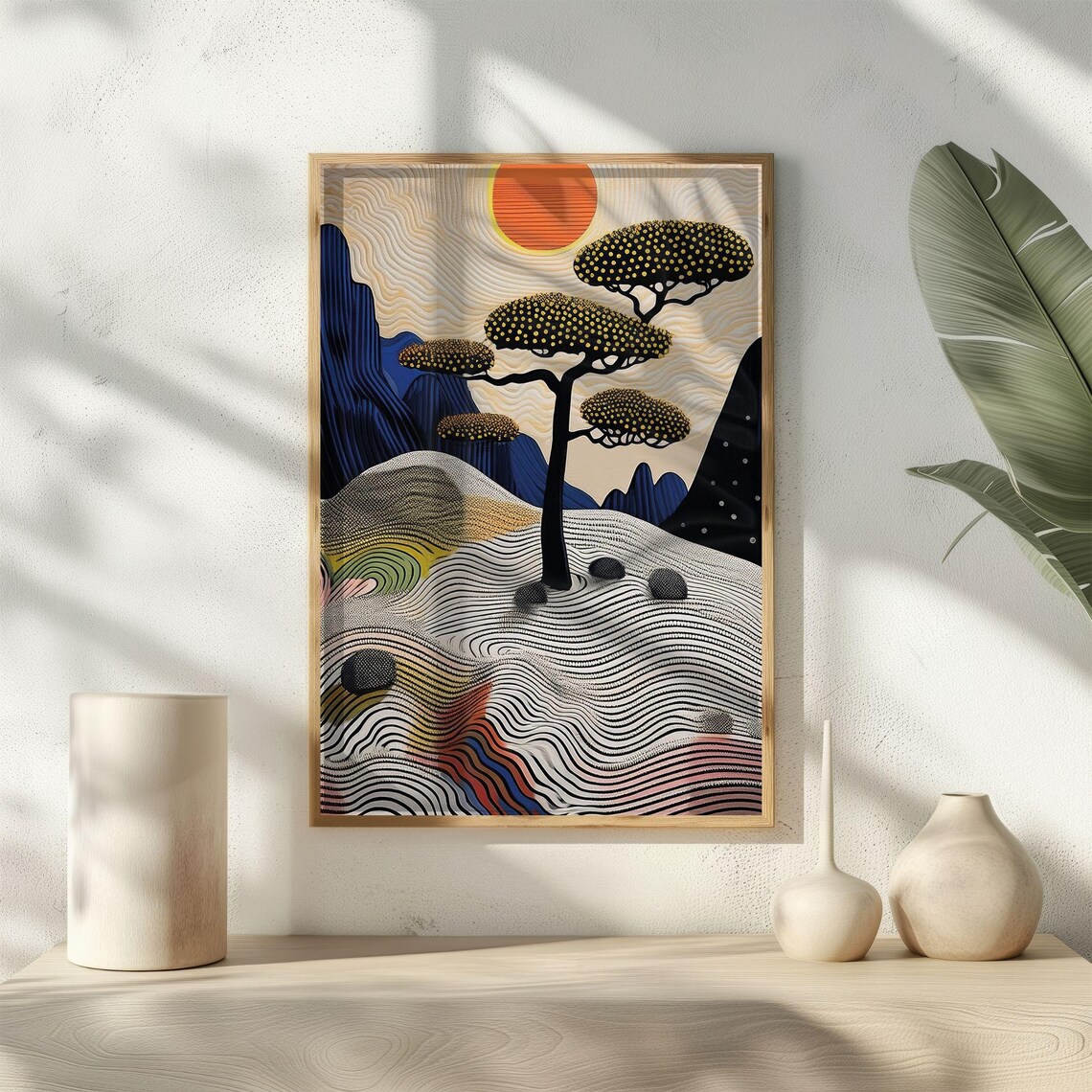 Abstract Landscape, Modern Nature Art Print - Image 3