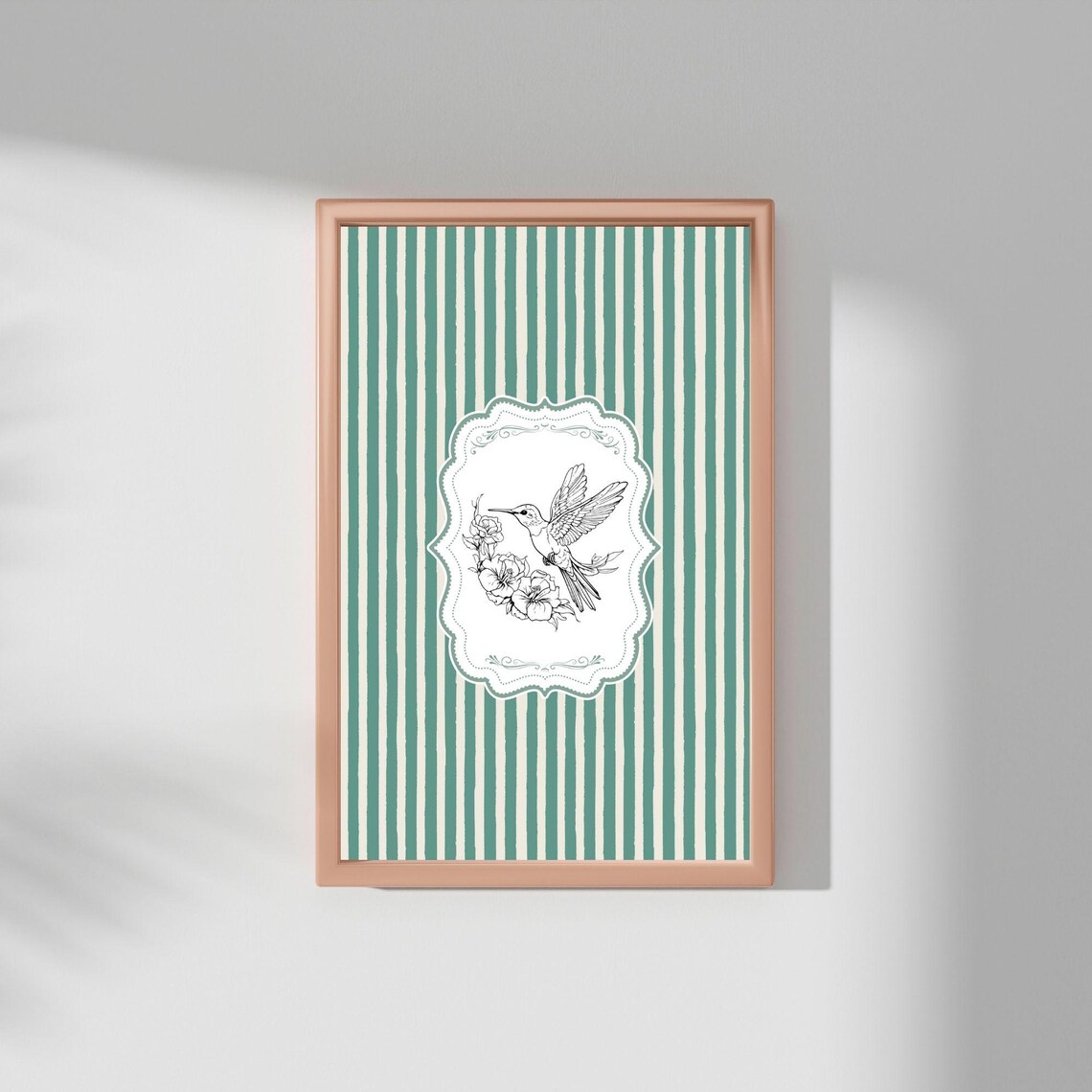 Vintage Bird Print, Rustic Farmhouse Nursery Decor - Image 2