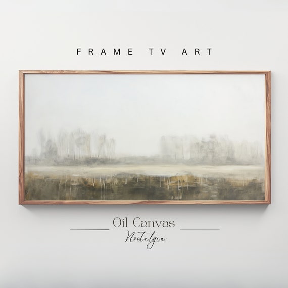 Frame Tv Art Moody Abstract Tv Art Minimalist Art