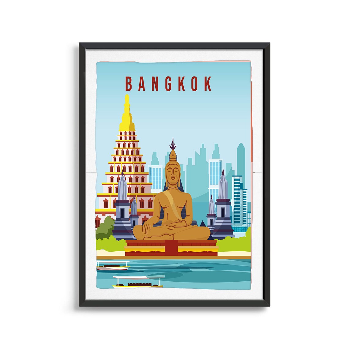 Ha Long Bay Travel Poster, City Art Print
