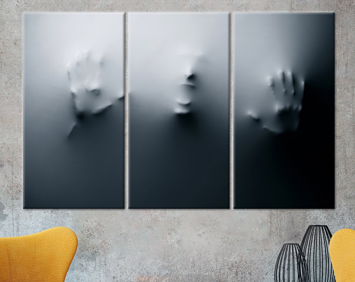 Personalized Screaming Man, Modern Office Decor