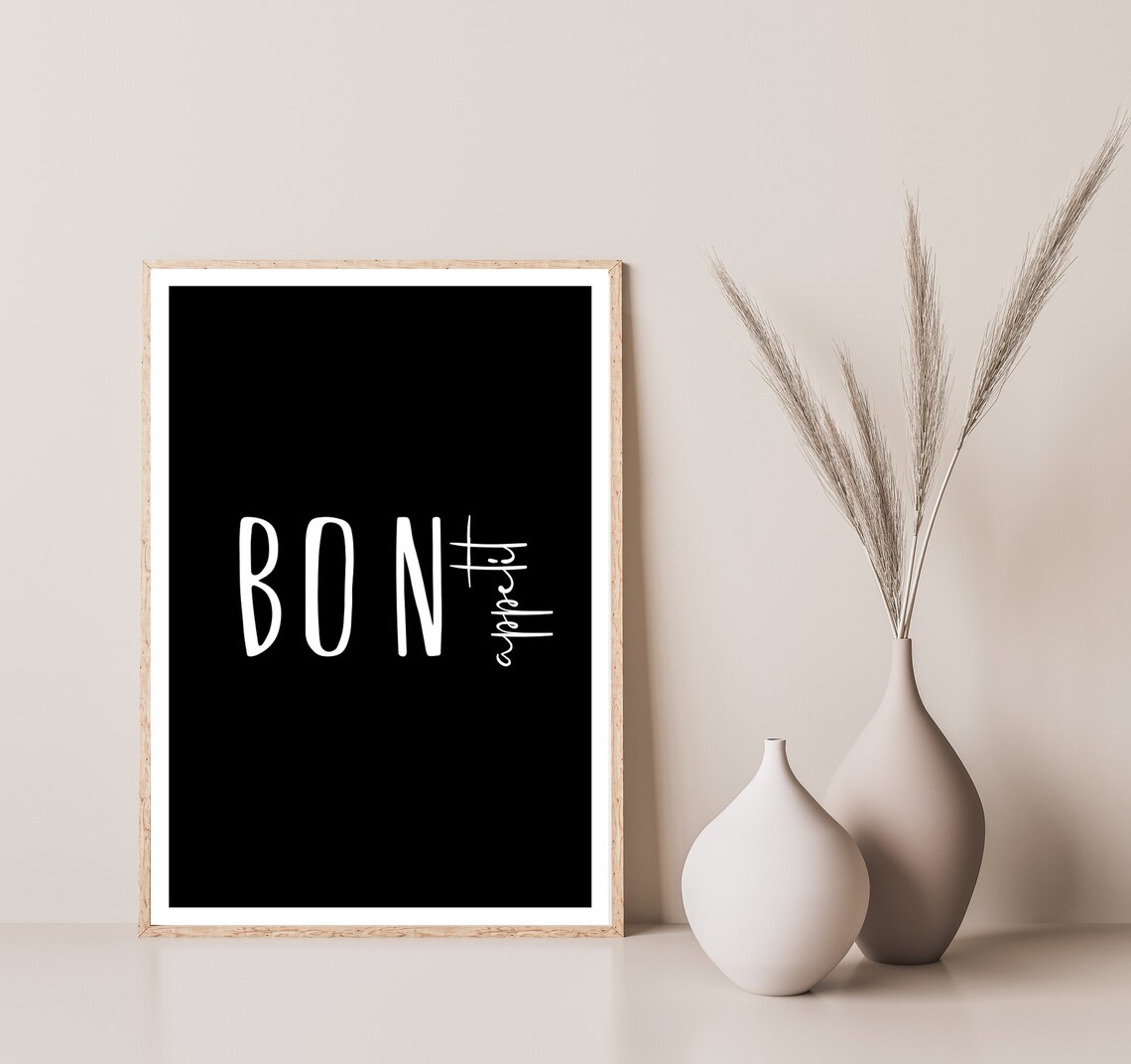 Bon Appetit Kitchen Dining Room Art Print