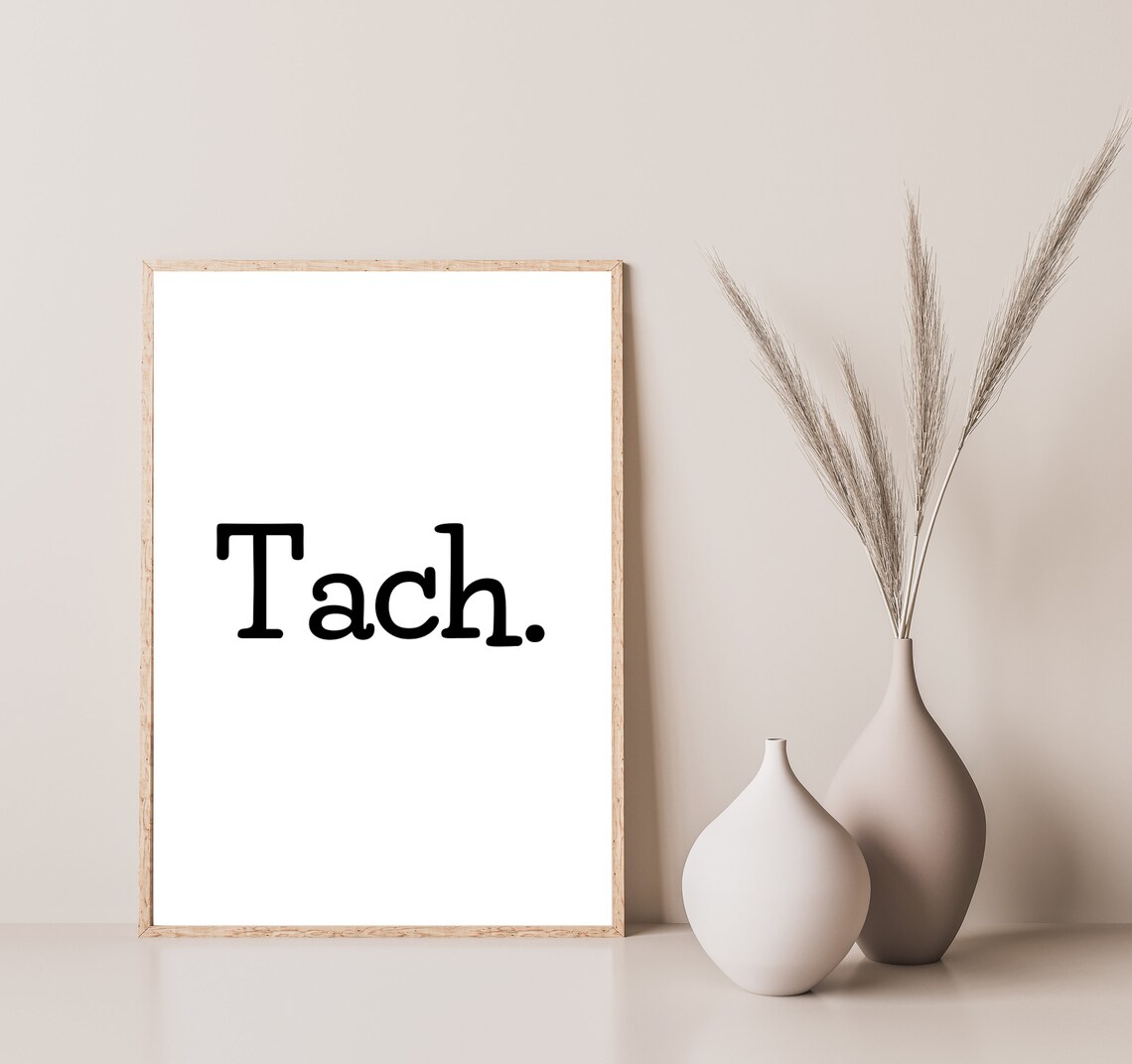 Tach Sw Greeting Poster, Entrance Wall Art Print