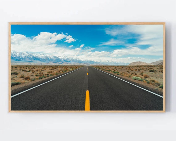 Desert Road Frame Tv Art Samsung Country Western