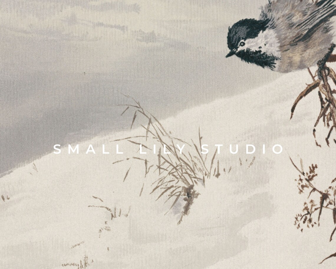 Frame Tv Art Winter Snow Neutral Winter Frame Tv Art Snow Snowy Landscape Tv Art Bird Painting Snow Frame Tv Art Tv53 - Image 4