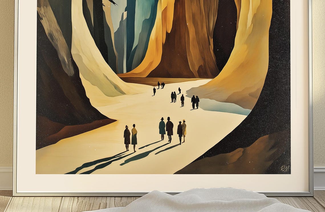Sequoia National Park Giant Trees Tunnel Golden California Poster - Image 6