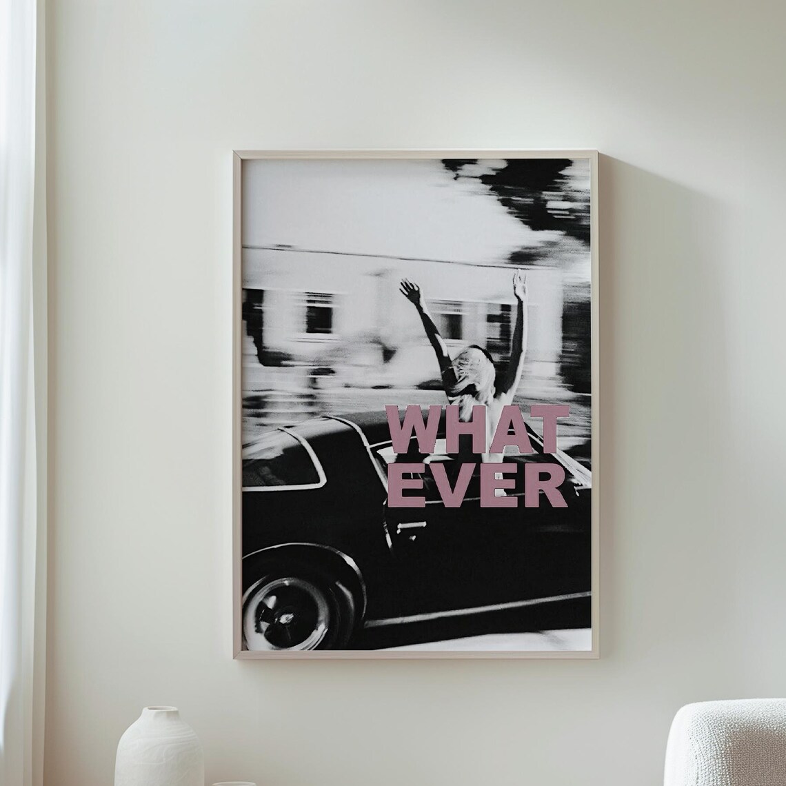 Vintage Car Poster, Automotive Wall Art Print