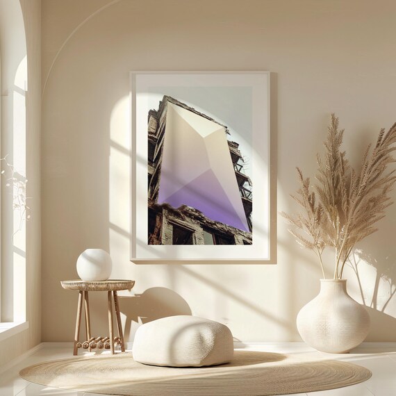 Framed Minimalist Wall Art Print Scandinavian Abstract Poster Neutral Apartment Decor Artwork For Bedroom Or Office Simple