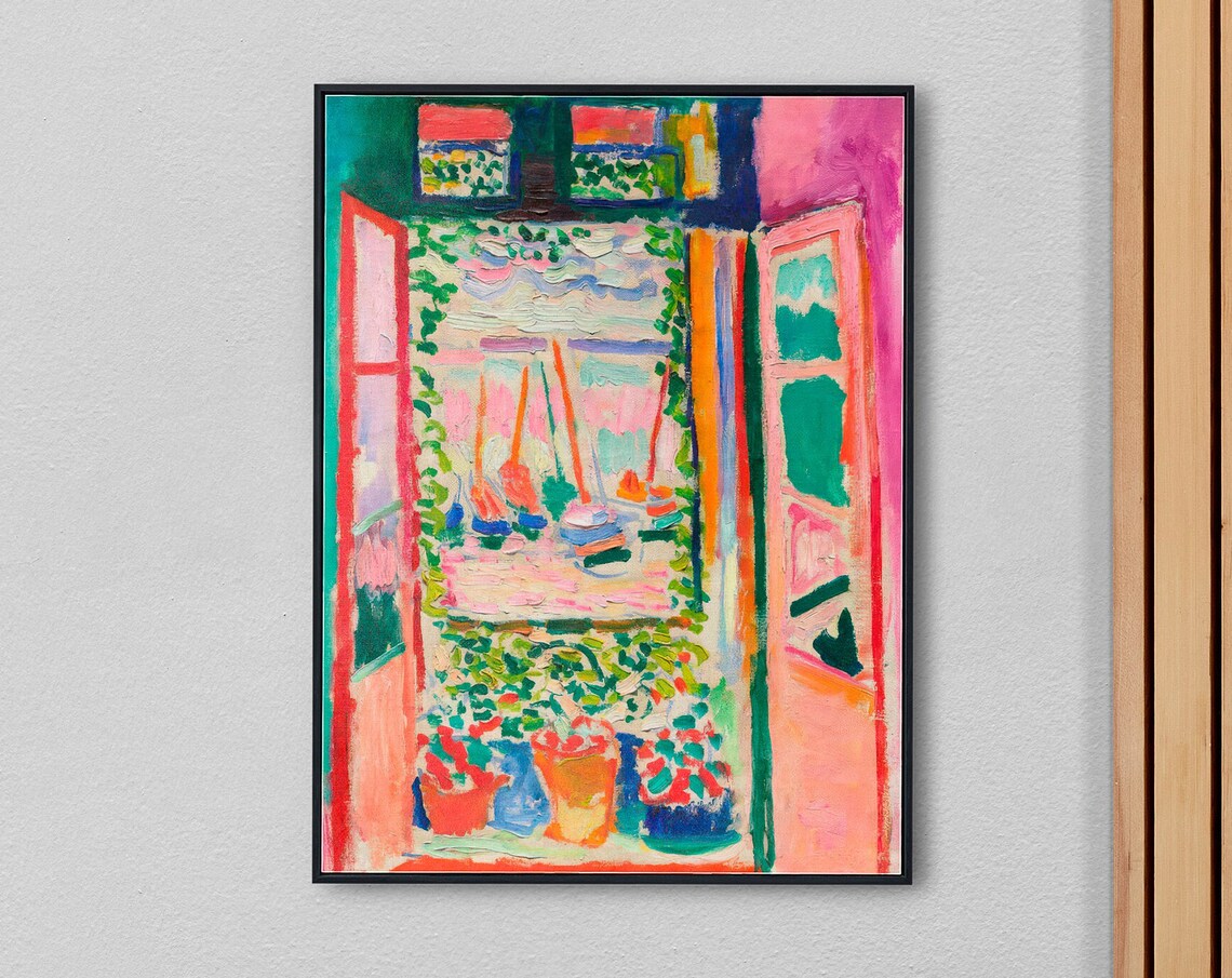 Open Window Matisse-Inspired Art Print