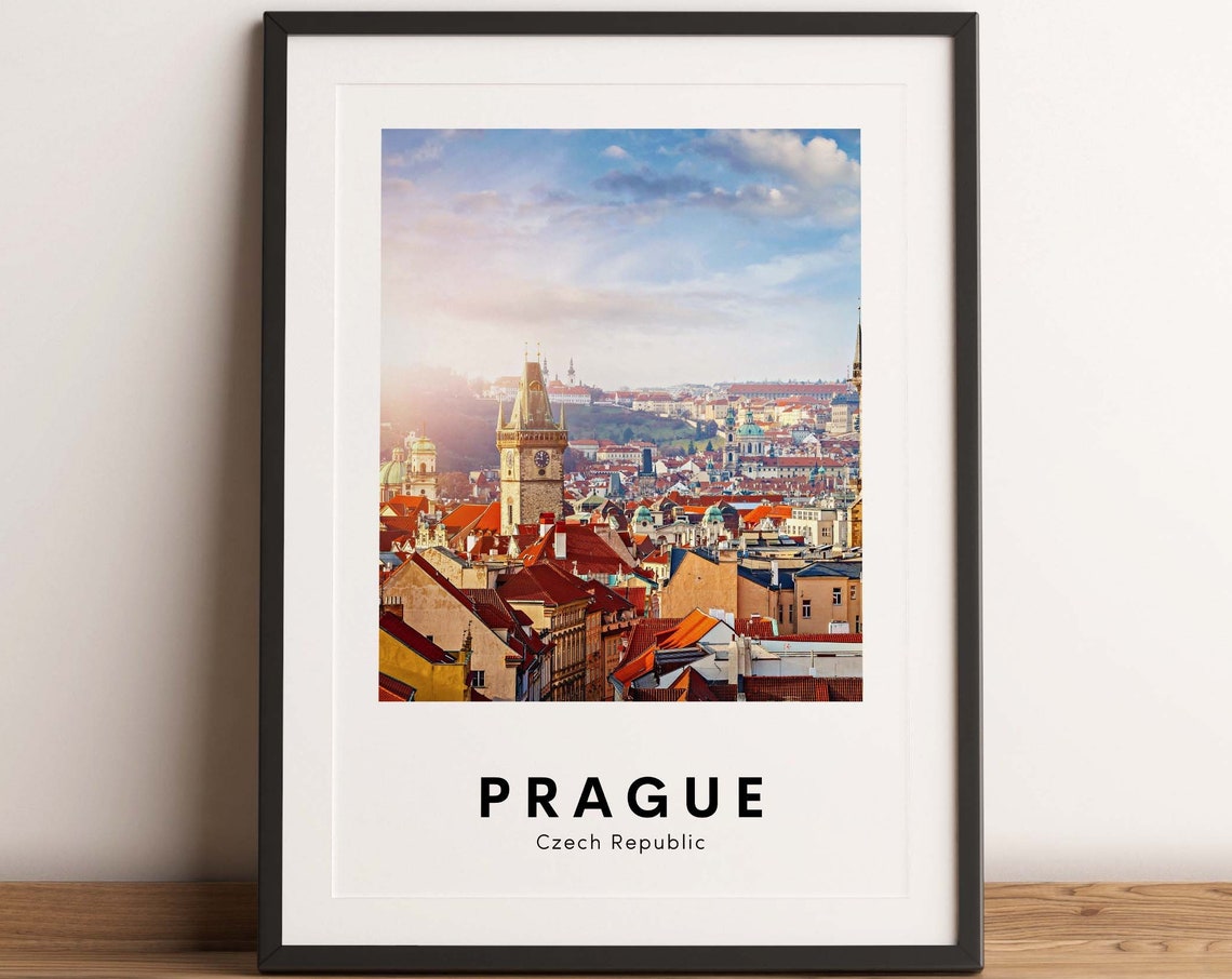 Prague Travel Print Prague Travel Poster Czech Republic Czech Republic Print Czech Republic Poster Europe Europe Travel Print