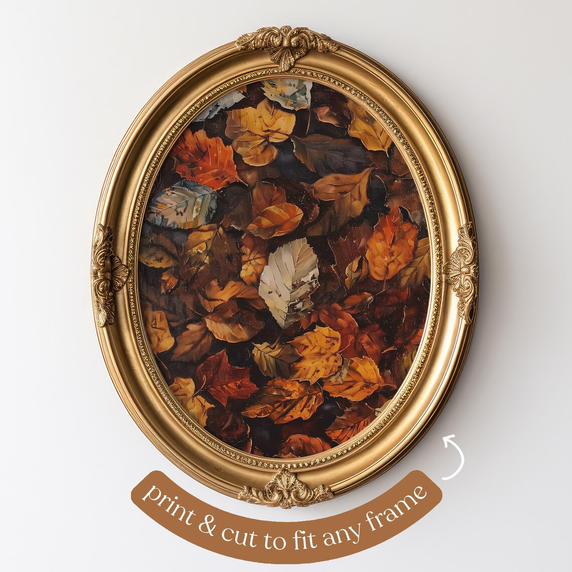 Autumn Leaves Botanical Fall Wall Art Print - Image 4