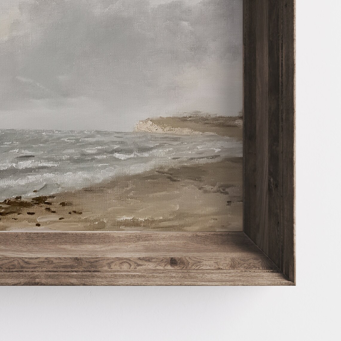 Coastal Beach Vintage Ocean Seascape Art Print - Image 3