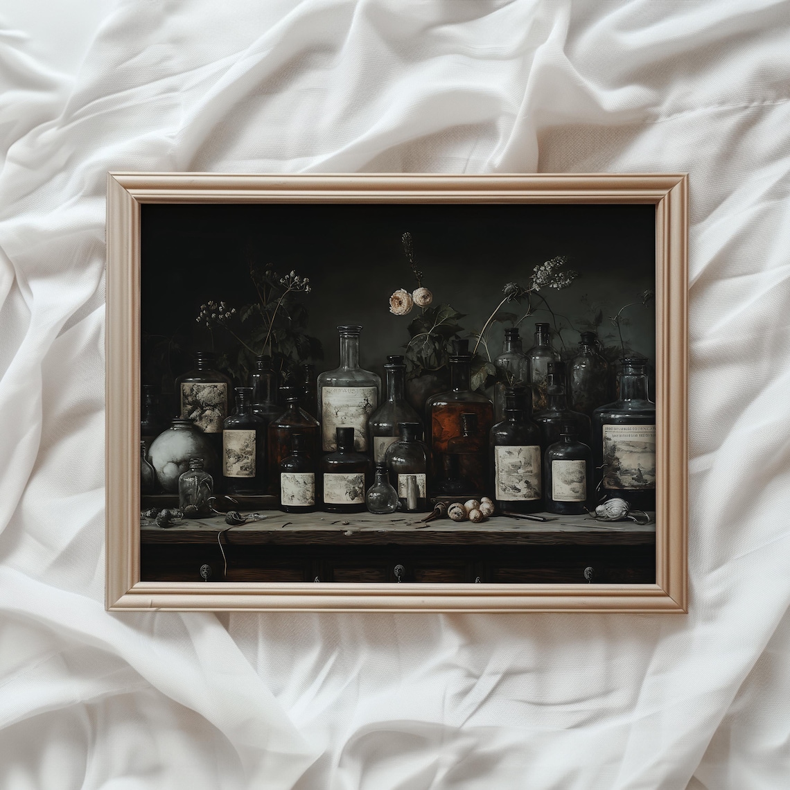 Witches Apothecary Vintage Halloween Art Print