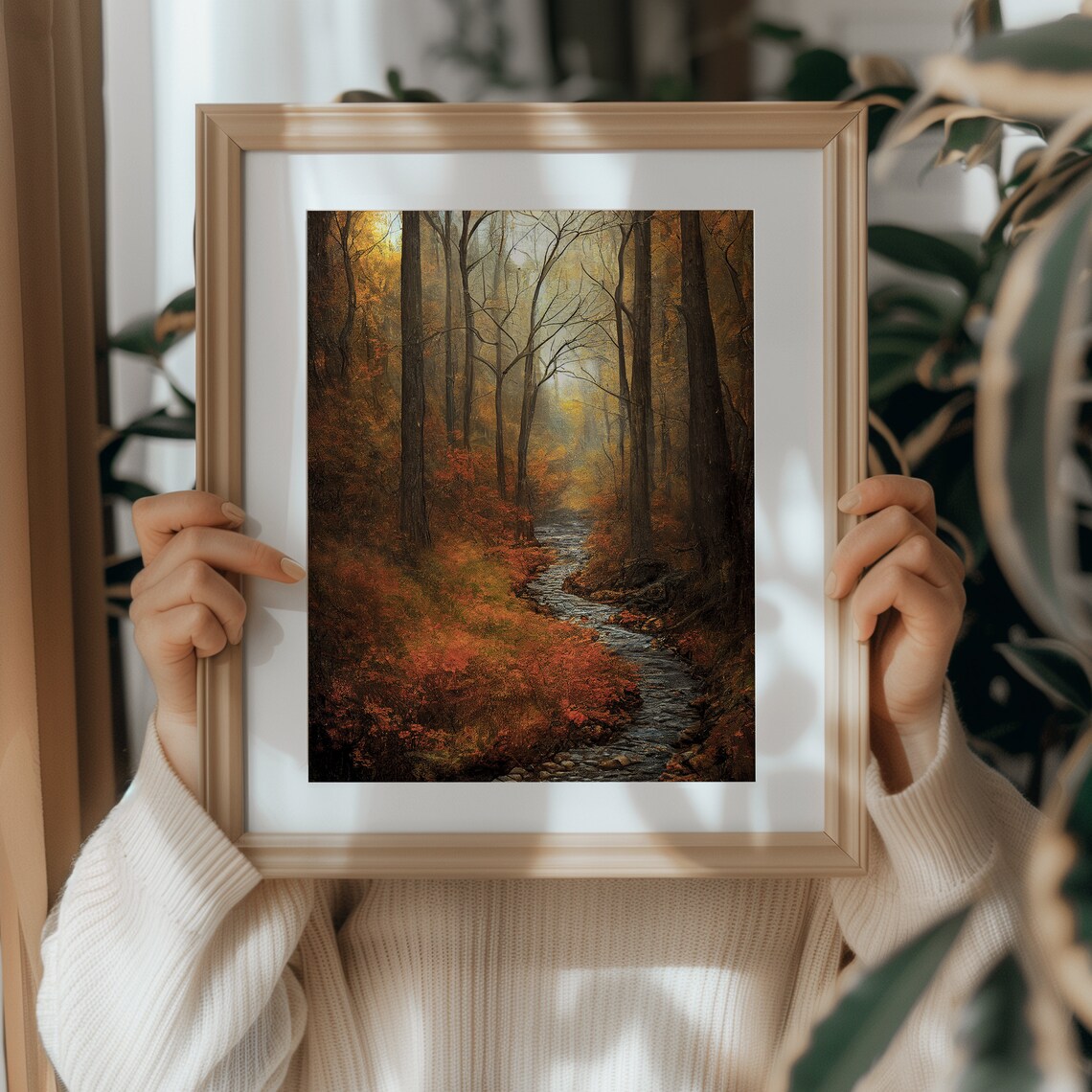Autumn Forest Print, Fall Home Decor Wall Art - Image 2