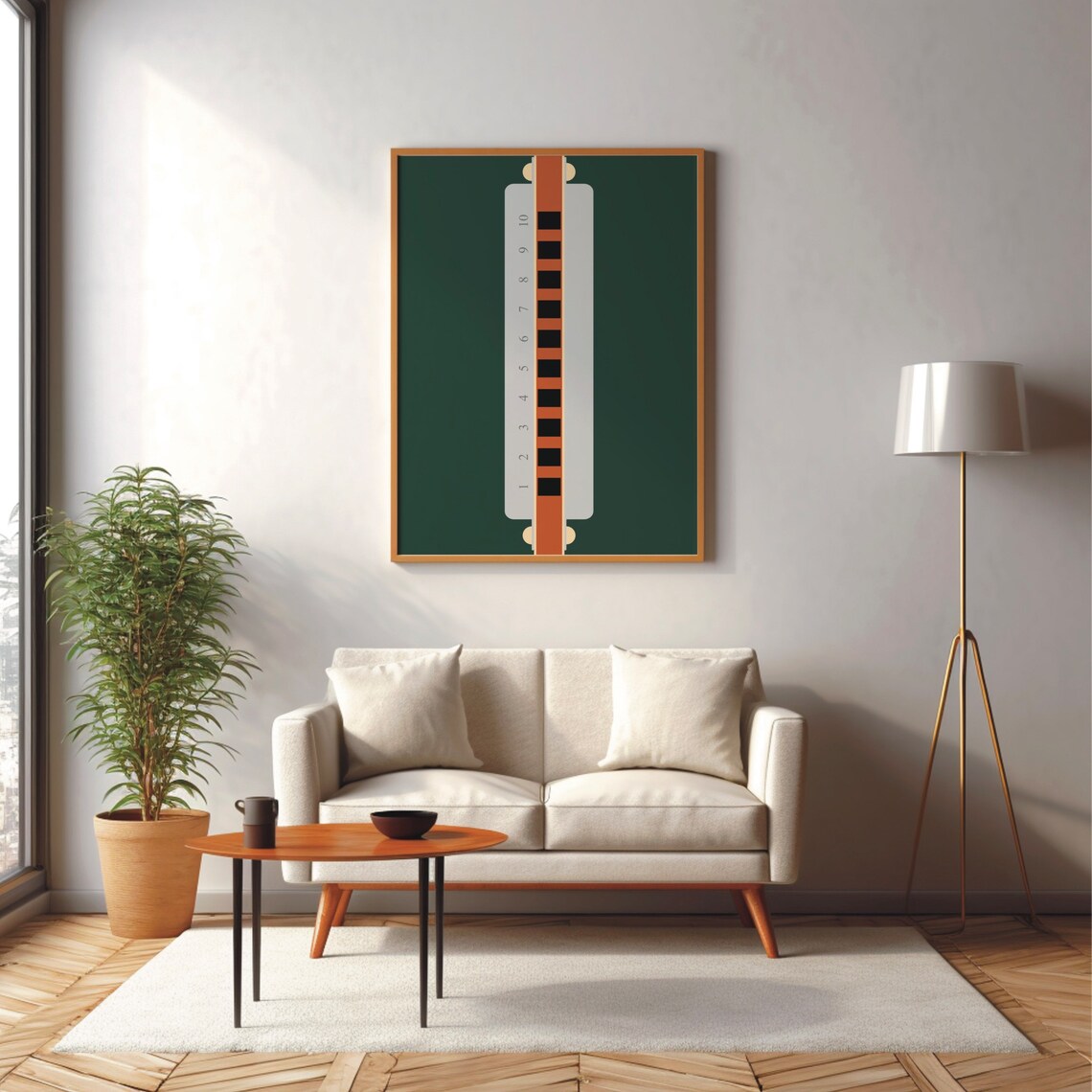 Harmonica Blues Harp Minimal Modern Art Print - Image 5