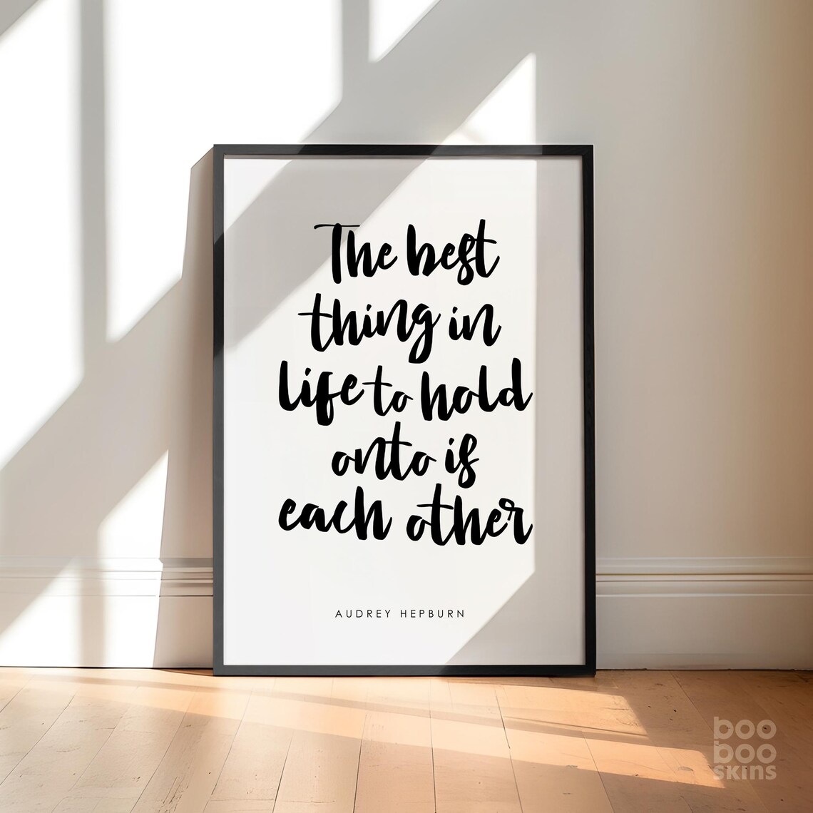 Audrey Hepburn Quote Print, Love And Friendship