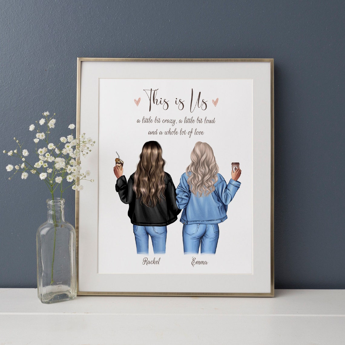 This Is Us Personalized Best Friends Jackets Print Rachel Emma - Image 2