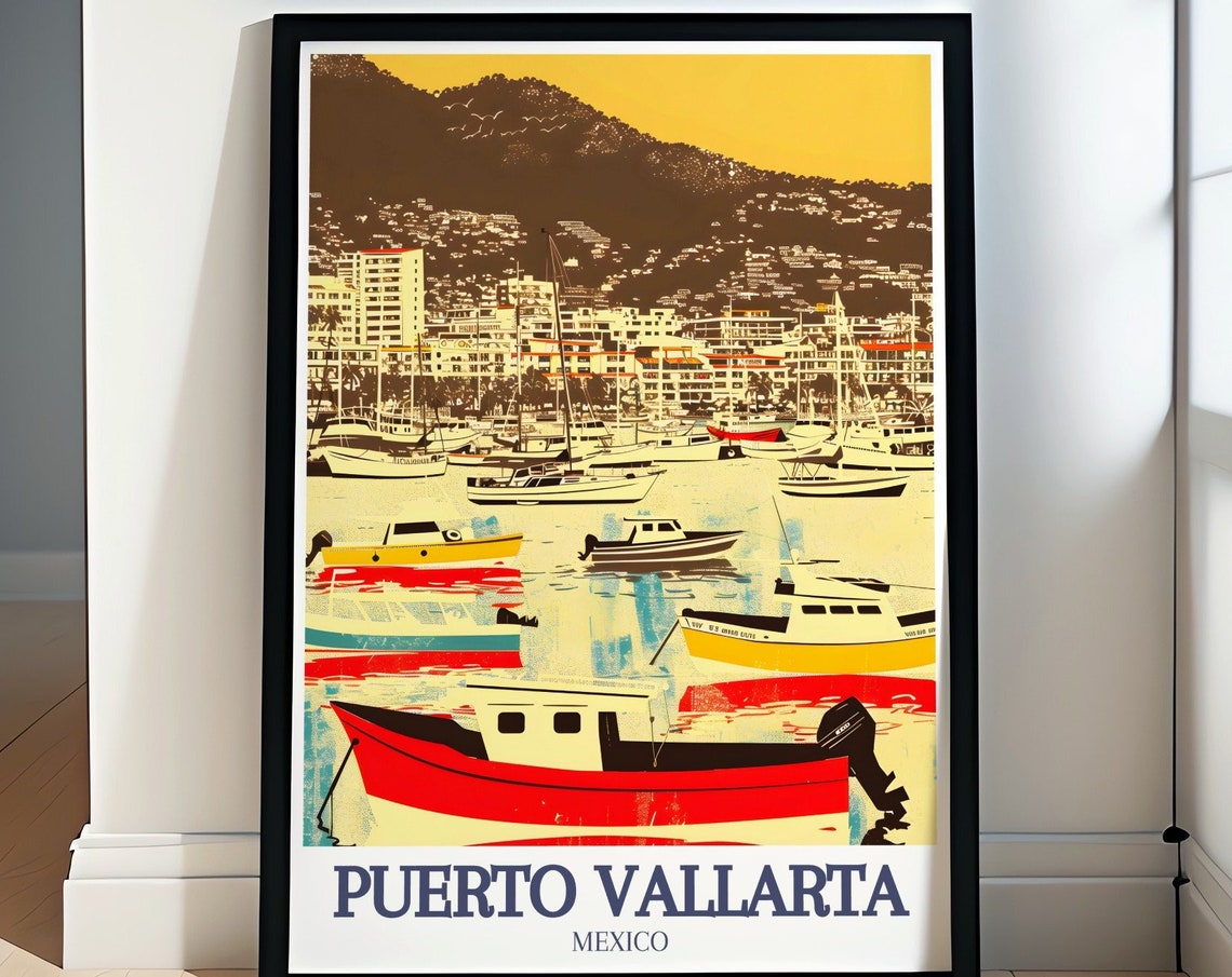 Puerto Vallarta Print Puerto Vallarta Beach Our Lady Of Guadalupe Church Decor Puerto Vallarta Beach Our Lady Of Guadalupe Church Art