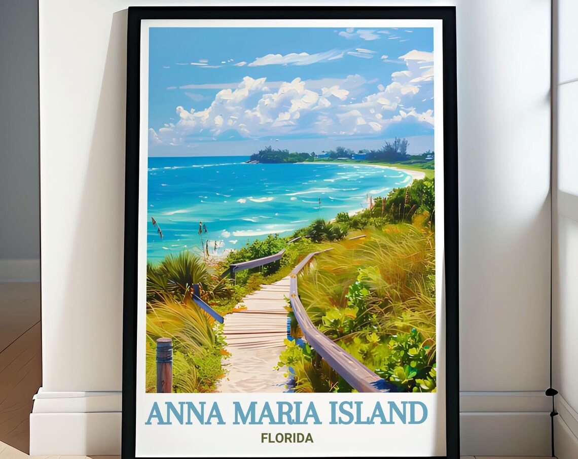 Anna Maria Island Florida Boardwalk to the Beach Dunes Poster