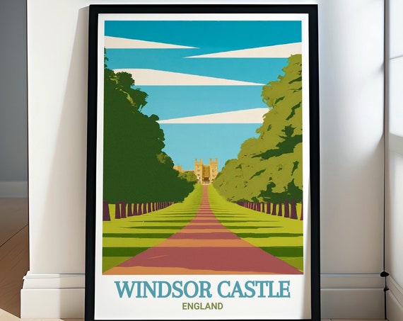 Windsor Castle Travel Posters Collection The Long Walk Art Collection Windsor Castle And The Long Walk Posters