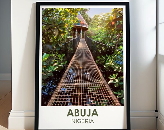 Nigeria Print Nigeria Poster Perfect For Gifts Lekki Conservation Centre Art Print Nigeria Wall Art For Your Home Decor