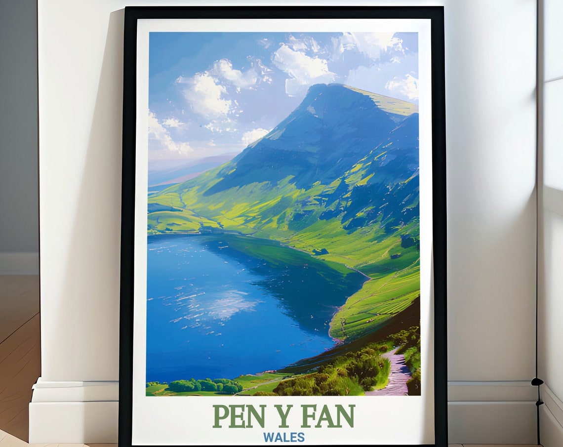 Pen Y Fan Art Llyn Y Fan Fawr Prints For Unique Gifts And Decor Pen Y Fan And Llyn Y Fan Fawr Wall Art And Posters