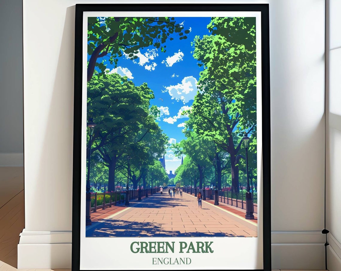 Green Park London Posters Discover Royal London Princess Diana Of Wales Memorial Walk Art And Decor Buckingham Palace Travel Prints
