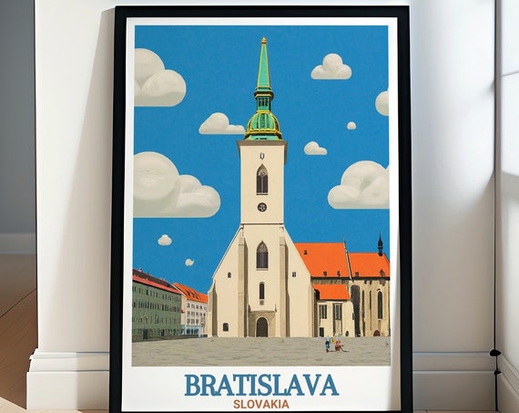 Bratislava Wall Art St Martins Cathedral Art Bratislava Art Prints And Slovakia Posters St Martins Cathedral Art Prints And Posters