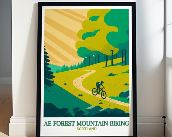 Ae Forest Mountain Biking Prints Ae Forest Mountain Bike Trails Art Ae Forest Mountain Bike Trails Poster Ae Forest Mountain Biking Art
