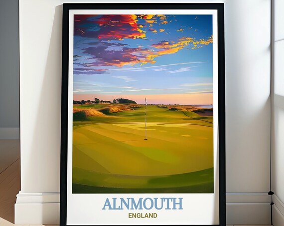 Alnmouth Travel Prints Alnmouth Golf Club Travel Posters Alnmouth Golf Club Art Alnmouth Golf Club Artwork And Gifts Alnmouth Art