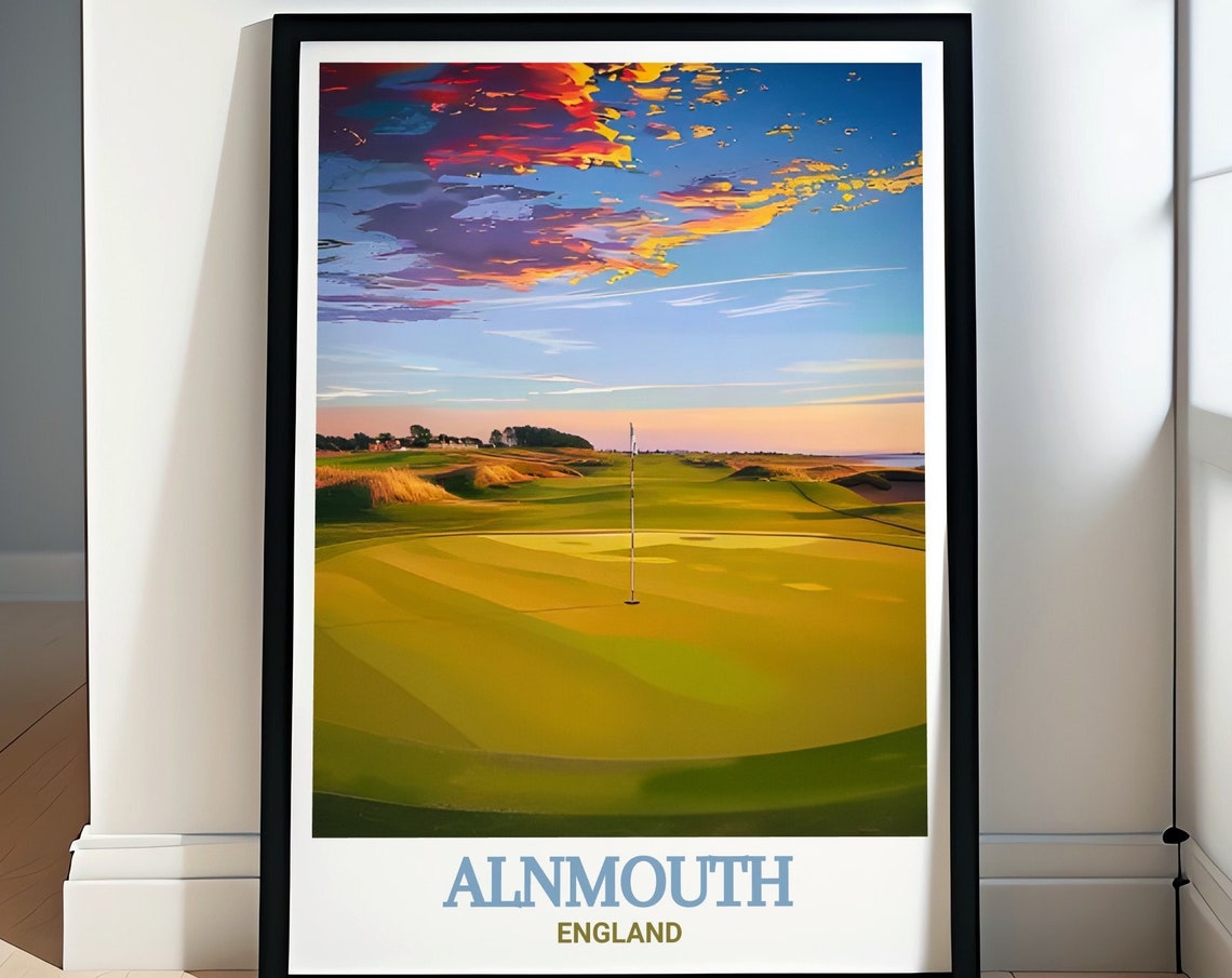 Alnmouth Travel Prints Alnmouth Golf Club Travel Posters Alnmouth Golf Club Art Alnmouth Golf Club Artwork And Gifts Alnmouth Art