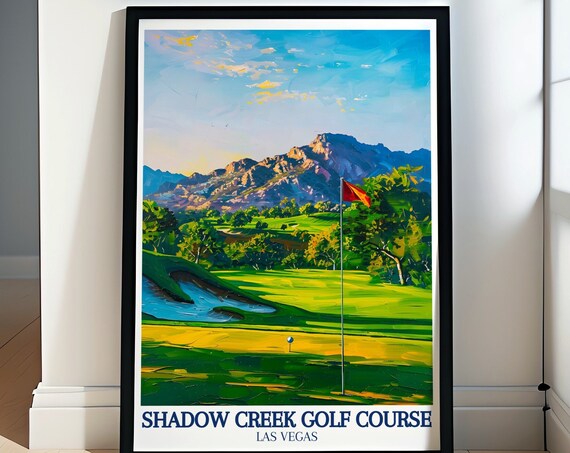 Shadow Creek Golf Course Art Collection Nevada Desert Art Stunning Shadow Creek Prints Shadow Creek Posters
