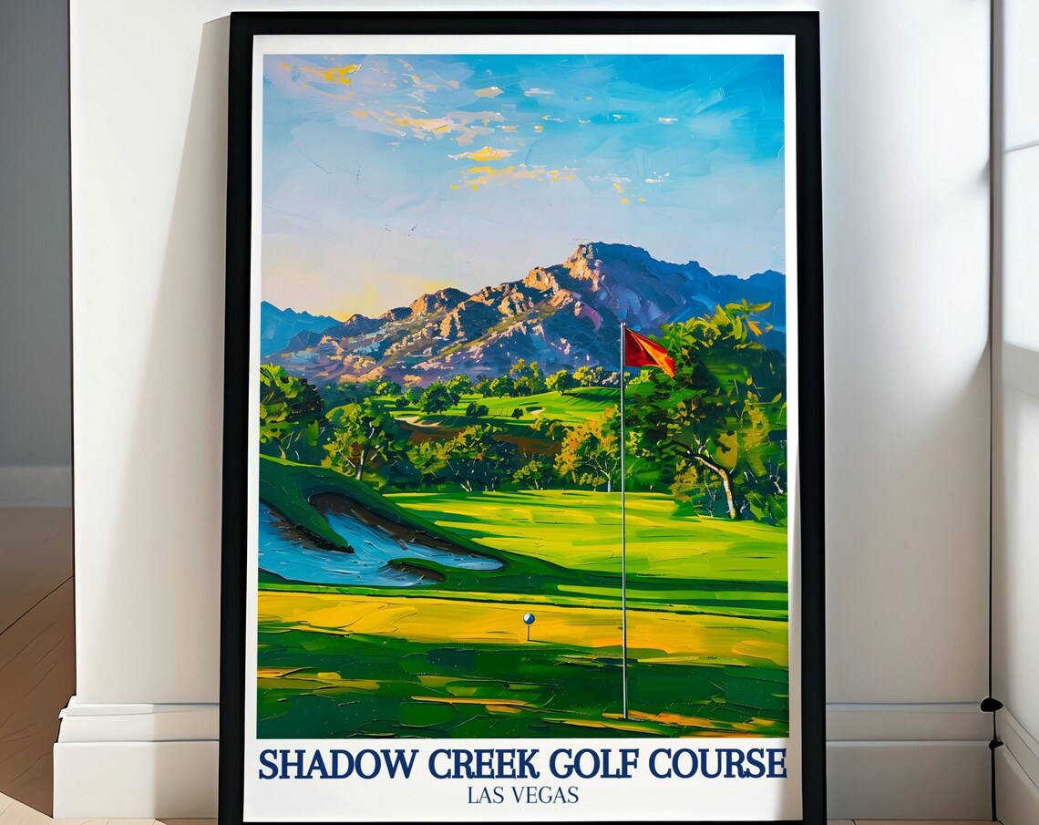Shadow Creek Golf Course Art Collection Nevada Desert Art Stunning Shadow Creek Prints Shadow Creek Posters